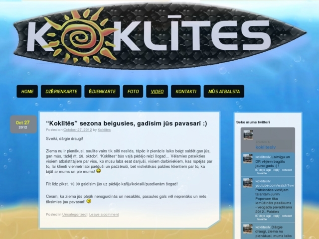 Koklītes pludmales sporta un atpūtas centrs, Veide Deko, SIA